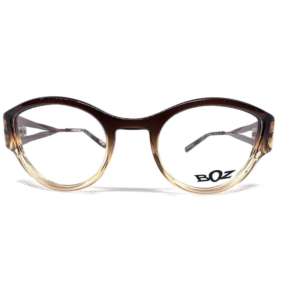BOZ EYEGLASSES BY JF REY PIN UP 9394 BROWN 48.5 19.5 132 FRANCE495